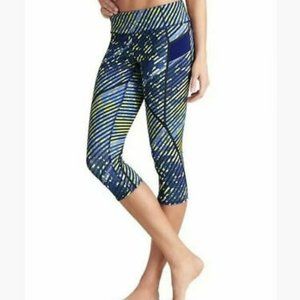 ATHLETA Radical Stide Capri Leggings Amalfi Blue L